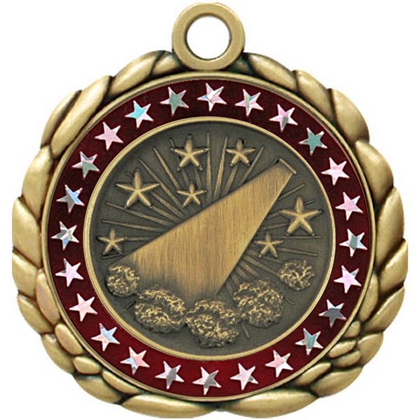 2 1/2" Quali-Craft Cheerleading Medallion - Image 9