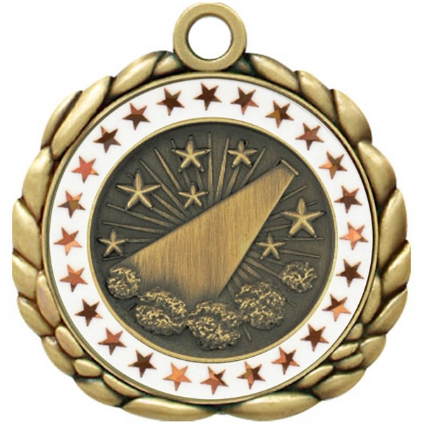 2 1/2" Quali-Craft Cheerleading Medallion - Image 10