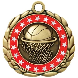 2 1/2" Quali-Craft Basketball Medallion