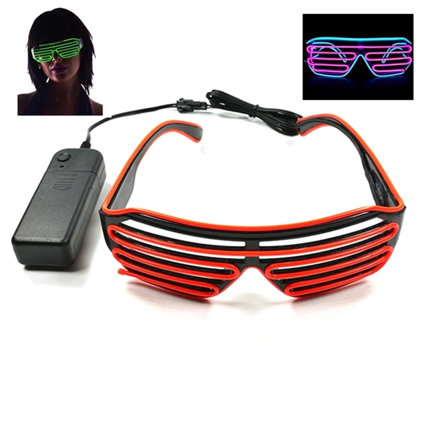 Activated El Wire Sunglasses - Image 1