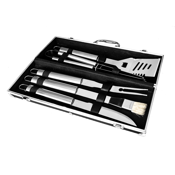 5 PC STAINLESS STEEL BBQ GIFT SET - Image 2