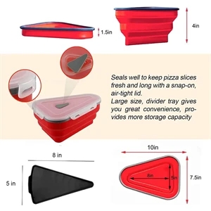 Silicone Collapsible Pizza Storage Container - Brilliant Promos - Be  Brilliant!