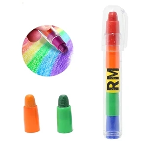 Portable Stackable Colorful Crayons - Brilliant Promos - Be Brilliant!