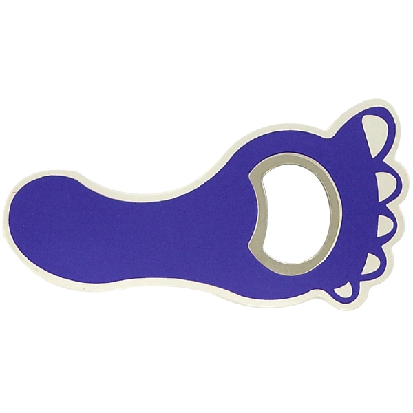 Jumbo size foot shape magnetic bottle opener - Image 4
