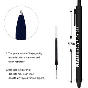 Ballpoint Pen with Swear Words (happy pens) - Brilliant Promos