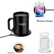Coffee Mug Warmer, Drink Warmer with Wireless Charger,Beverage heater with  Automatic shutdown-Smart Cup Warming and Phone Charging 2 in 1 for Desk Off