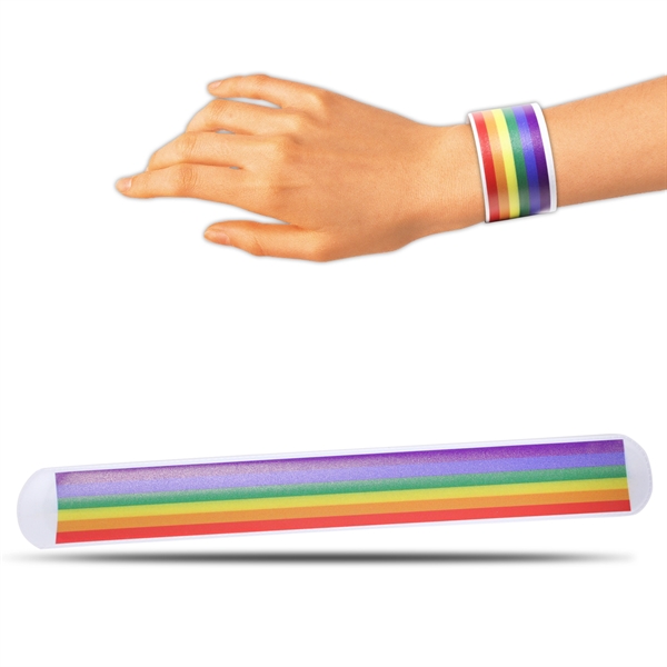 Rainbow Pride Slap Bracelet - Image 7