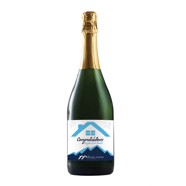 California Champagne with Custom Label - Image 2