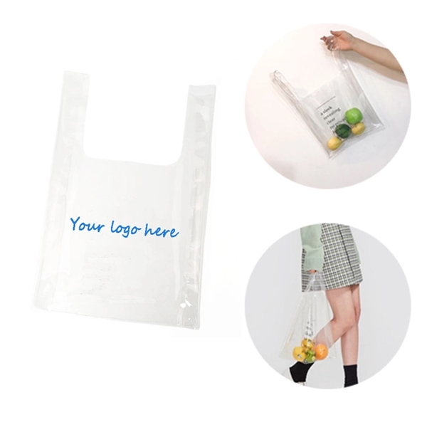 PVC Clear Vest Tote Bag - Image 1