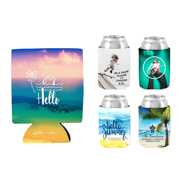 Sublimated Collapsible Can Cooler