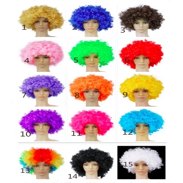 Colorful Afro Wigs, Party Wig Afro, Festival Wig