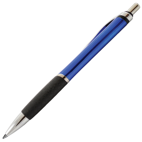 UV Coated Ballpoint Pen w/Rubber Grip - Image 2
