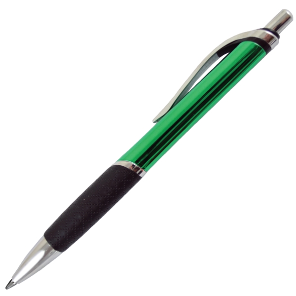 UV Coated Ballpoint Pen w/Rubber Grip - Image 3
