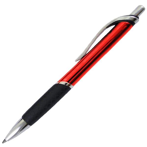 UV Coated Ballpoint Pen w/Rubber Grip - Image 4