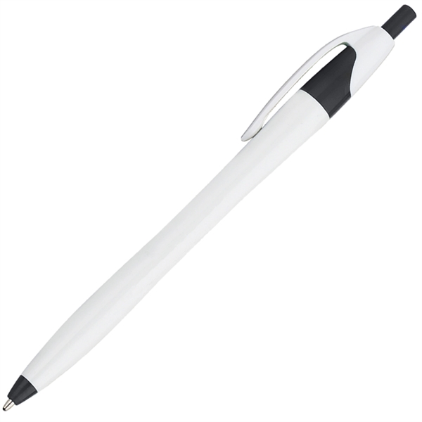 White Barrel European Design Ballpoint Pen - Image 4