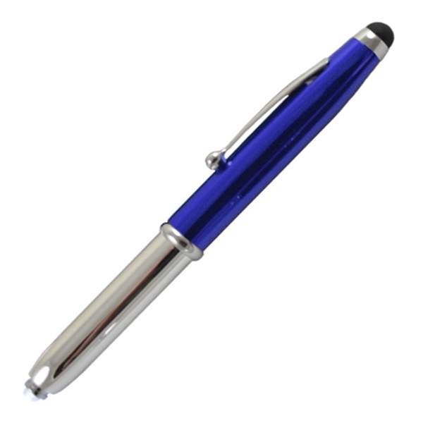 Three-In-One Stylus, Flashlight and Ballpoint Pen - Image 4