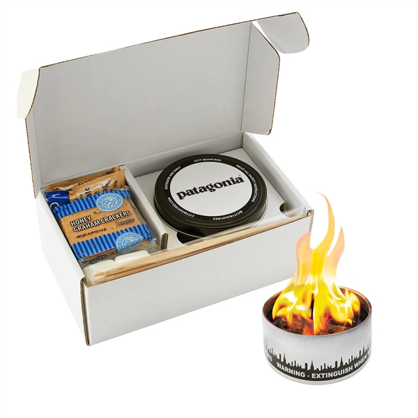 City Bonfire® S'mores Night Pack with Fudge Packet & Label