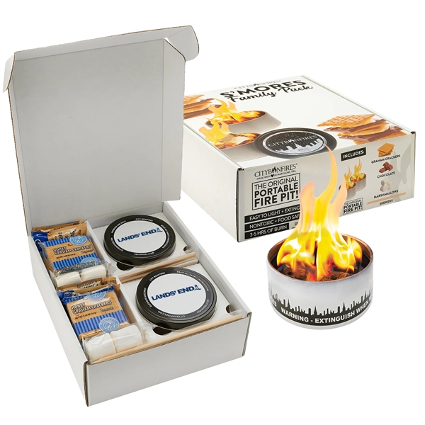 City Bonfire® S'mores Night Fudge w/Label & Custom Box Label