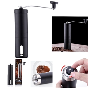 Stainless Steel Adjustable Coffee Bean Grinder with Hand - Brilliant Promos  - Be Brilliant!