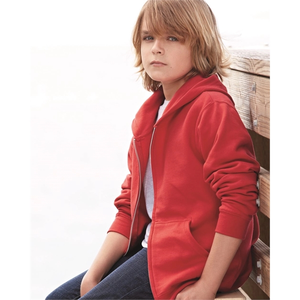 Independent Trading Co. Youth Midweight Full-Zip Hooded S...