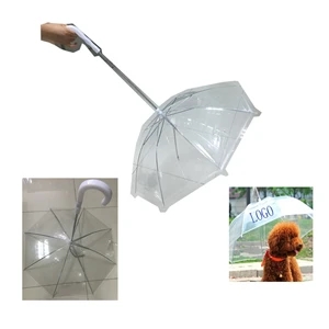 Transparent Protective Pet Umbrella, Dog Umbrella