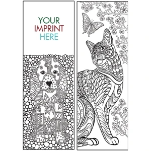 Animals Coloring Bookmark