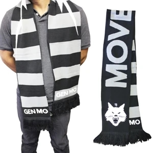 Knitted Stadium Scarf 62" x 7" (High Definition)