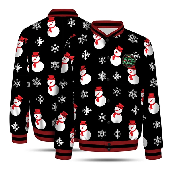 SUBLIMATED MEN'S VARSITY JACKET (Christmas Special)