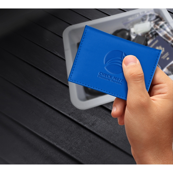 Soft Touch Business Card Wallet - RFID - Image 5