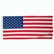 Full Size Bright Printed Poly-Cotton USA Flag