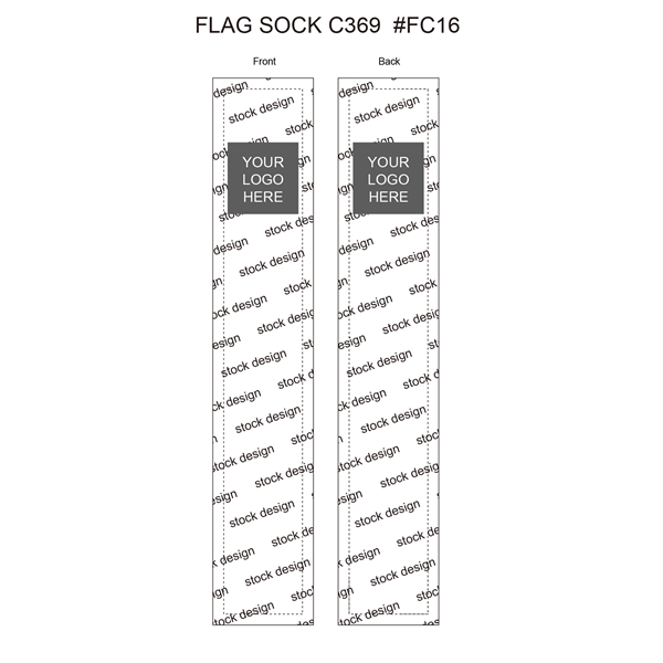 Flag Design 24" Knee High Tube Socks - Image 2