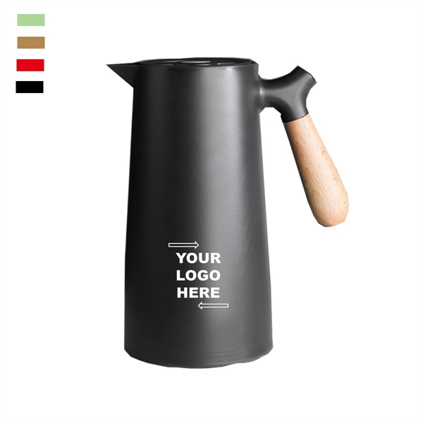 Insulated Kettle with Wooden Handle
