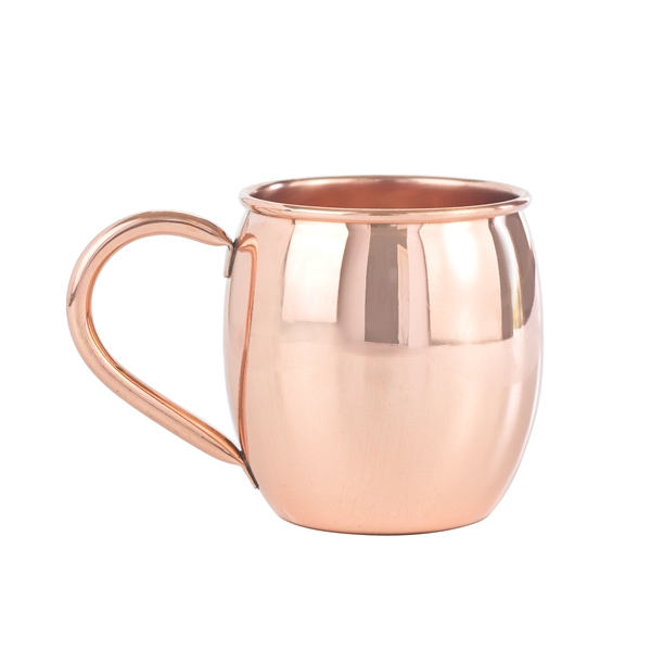 THE BARREL COPPER MOSCOW MULE MUG IN SMOOTH OR HAMMERED - Image 1