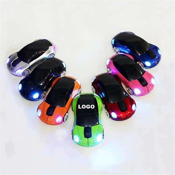 Cool Sport Car Shape Mouse 2.4GHz Wireless Computer Mouse O - Image 2