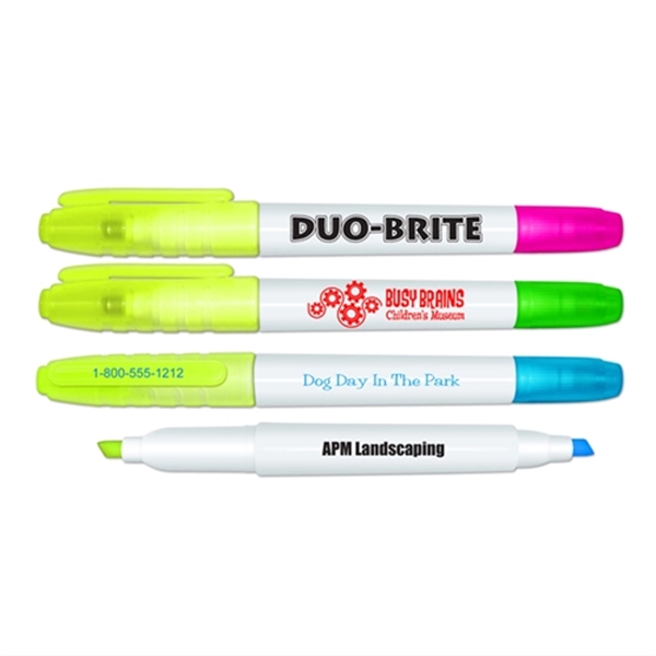 Duo Brite Double Ended Fluorescent Highlighter - Image 1