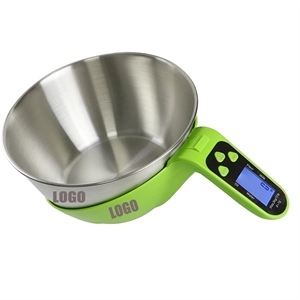 Digital Kitchen Food Scale with Bowl Measuring Cup - Brilliant Promos - Be  Brilliant!