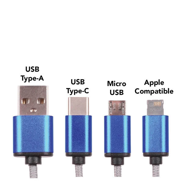 Eclipse 3-In-One USB Charging Cable - Image 8