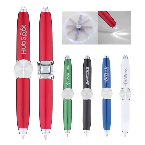 Spinbright 3-in-1 Twist-Action Pen - Image 1