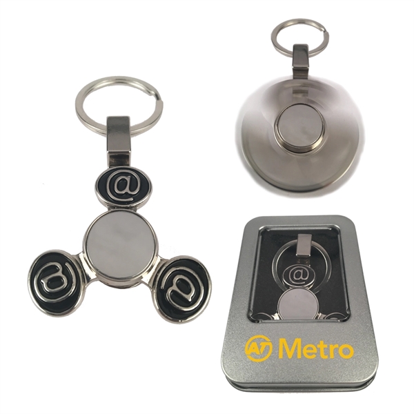 Fidget Spinner Keychain - Image 1