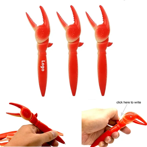 Novelty Crab Lobster Claw 0.5mm Ballpoint Pens