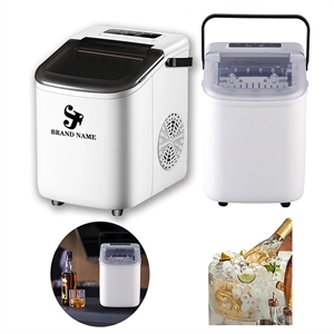 Portable Self-Cleaning Fast Ice Maker Machine For Office Bar - Brilliant  Promos - Be Brilliant!