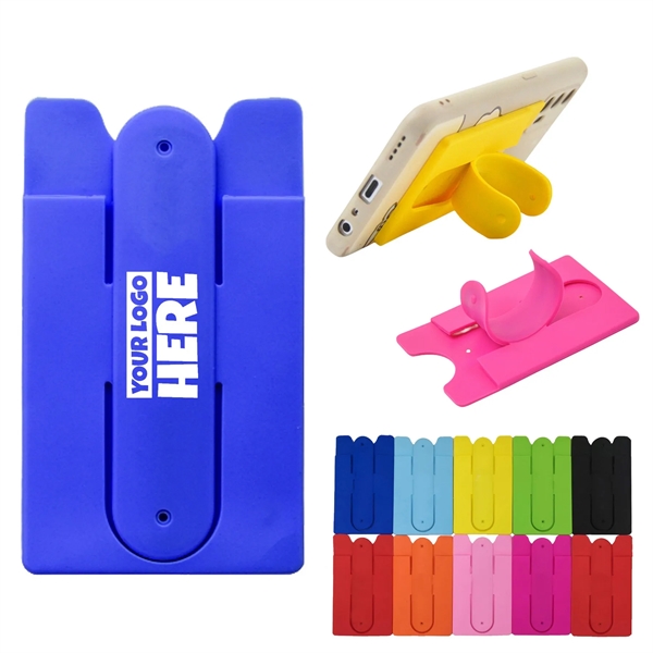 Silicone Phone Wallet Stand
