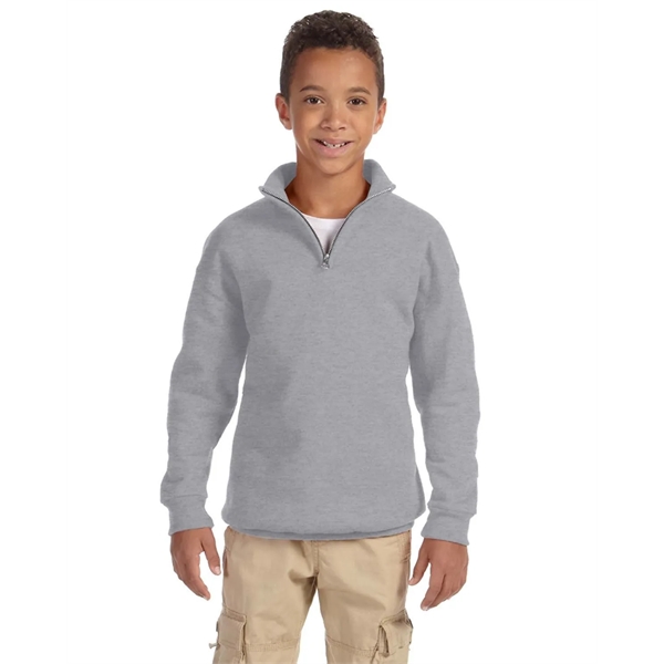 Youth NuBlend® Quarter-Zip Cadet Collar Sweatshirt