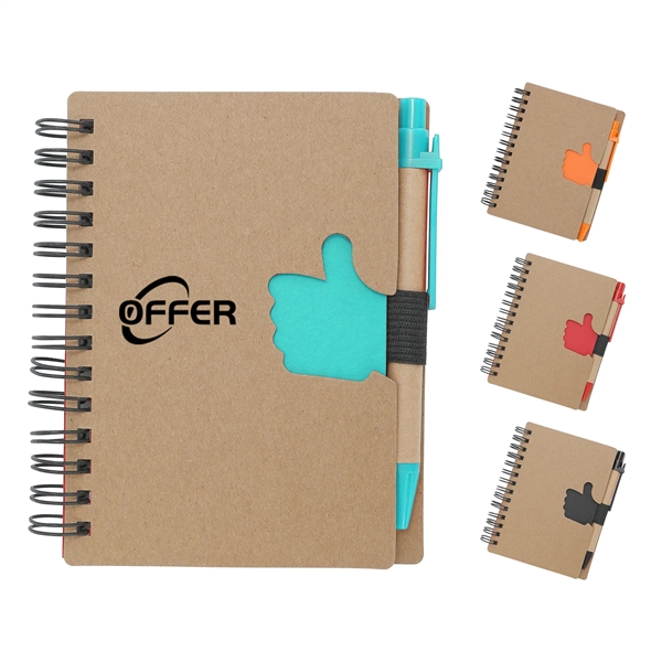Hollow Colorful Finger Spiral Notebook