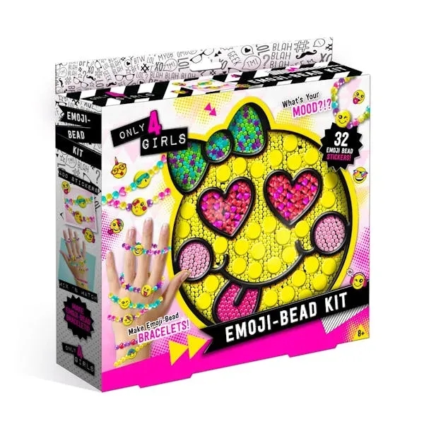 Emoji Bead Kits - 1000 Pieces Assorted Ages 8
