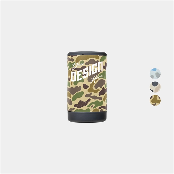 Bison® Bevi Stainless Steel Insulated Camo Can Cooler