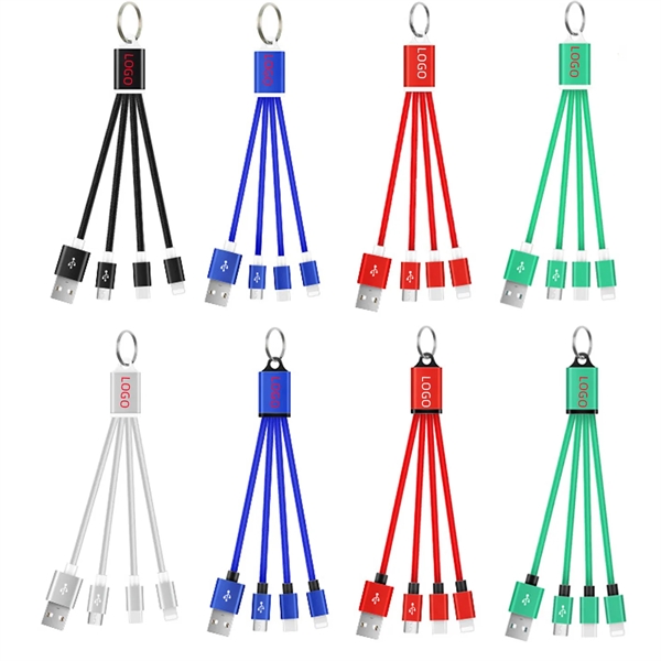 3 in 1 USB Cable Multi Charger Cord