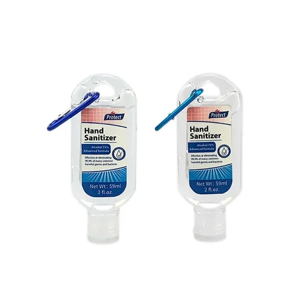2oz Travel Hand sanitizer with carabiner