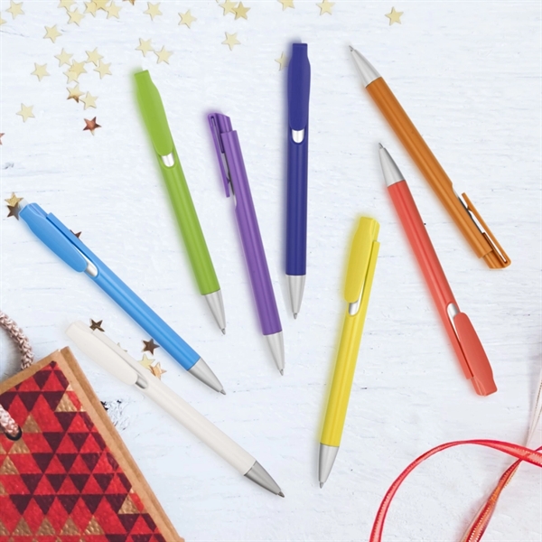 Colorful Series Plastic Ballpoint Pen, Advertising Pen - Image 2