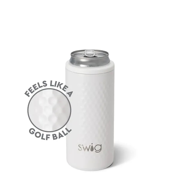 12 oz SWIG® Golf Slim Stainless Steel Insulated Can Cooler
